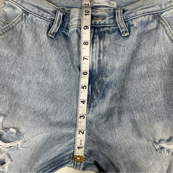 KanCan Maurices Distressed Jeans Womens Size 27 Faded Boyfriend High Rise Ripped - Picture 6 of 10